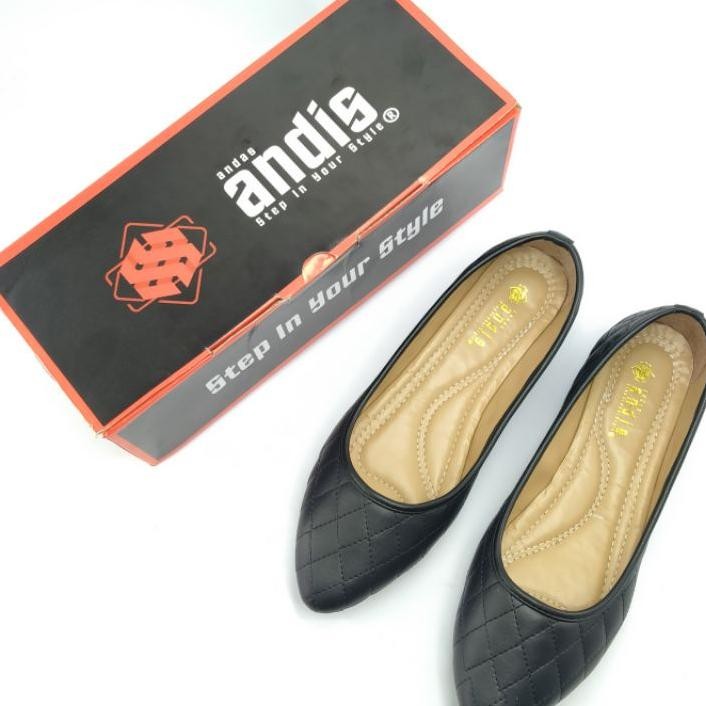 Sepatu Wanita Flatshoes Polos Andis An05