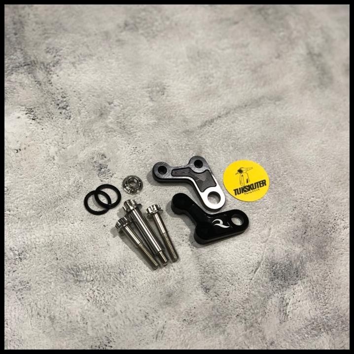 Adaptor Bracket Shock Ohlins Riezto Black Vespa Modern Iget