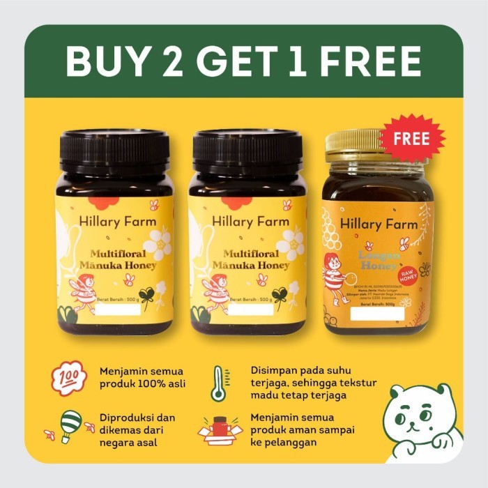 

Manuka Honey Blend + Manuka Honey Blend Free Madu