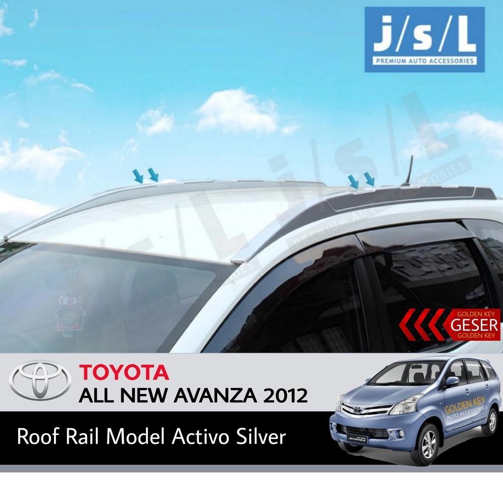 Jsl Roof Rail All New Avanza 2012 Roof Rail Model Activo Colour By Request