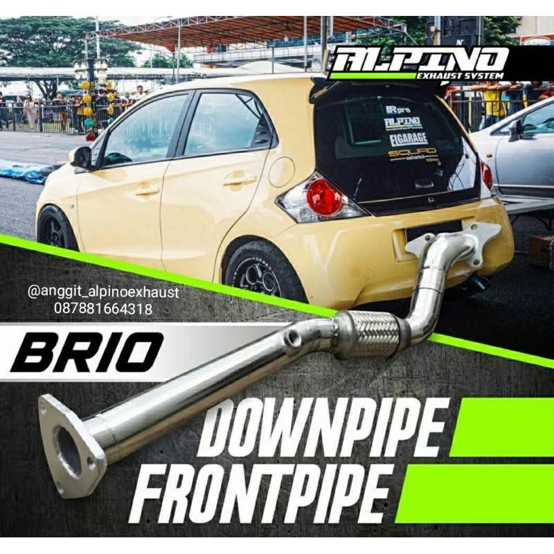Downpipe Fronpipe Honda Brio By Alpino Exhaust