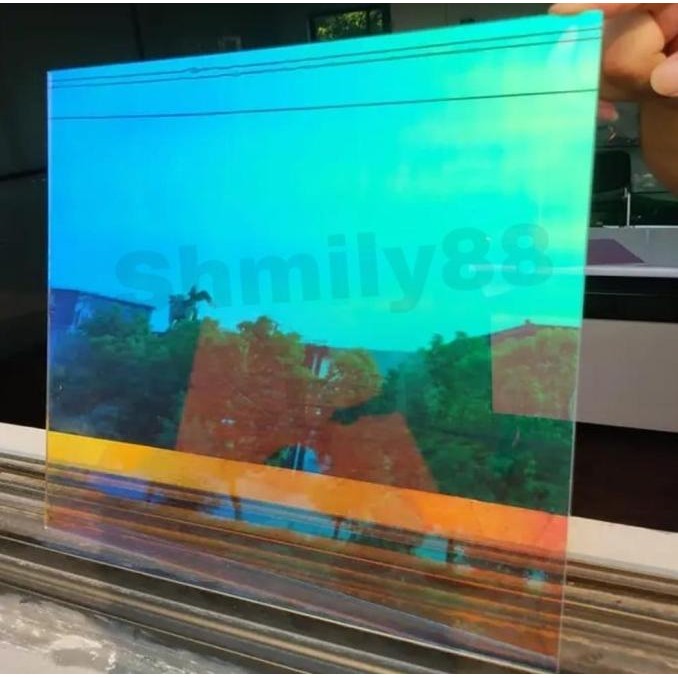 Terlaris Stiker Kaca / Kaca Film Fashion / Chamelon  / Kaca Film Pelangi