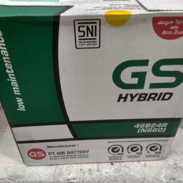 Aki Gs Astra Hybrid Ns60 Avanza,  Xenia, Rush