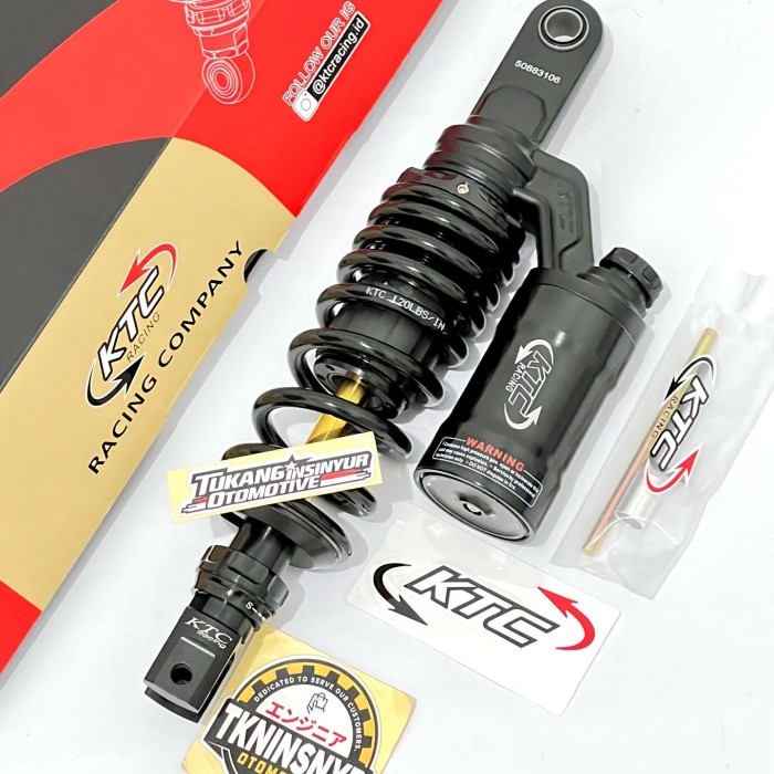 Shockbreaker KTC Racing Extreme Black Vario 125/150 325mm - Hitam