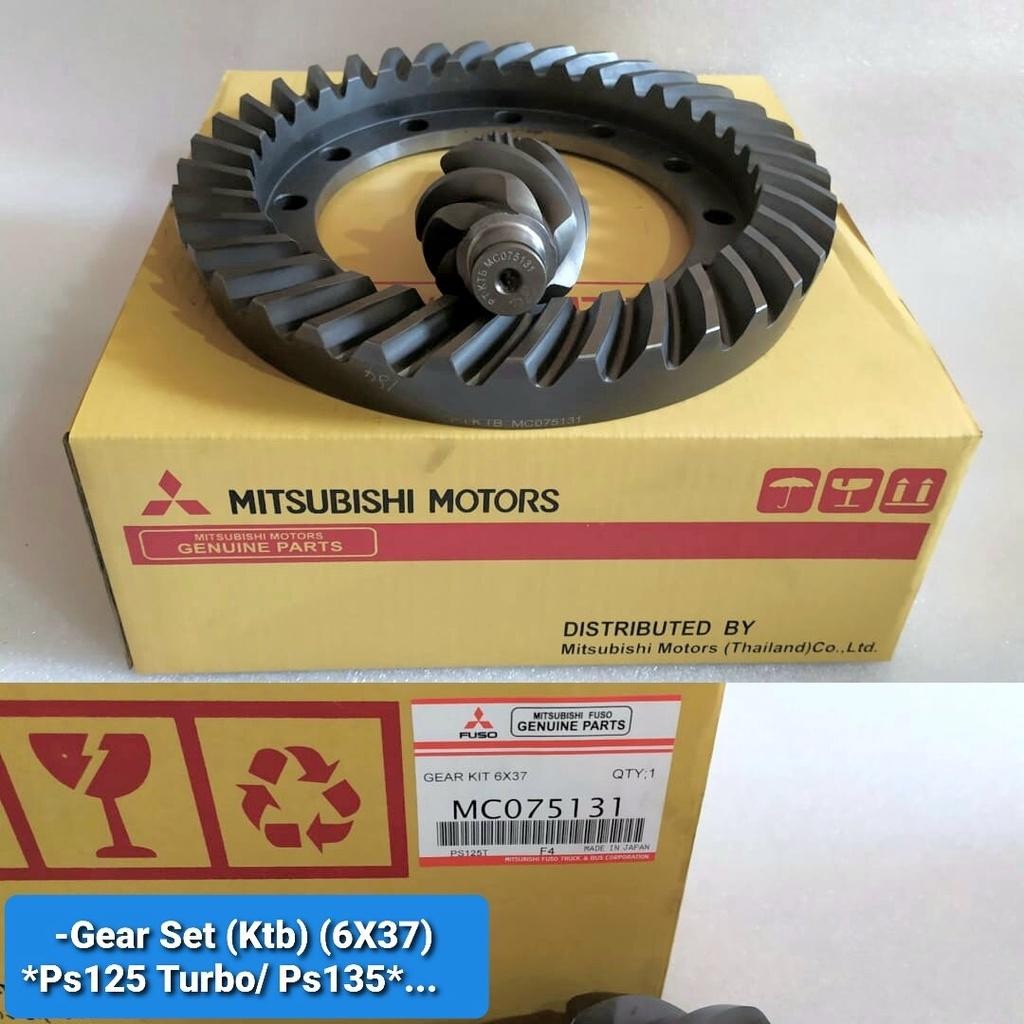 Gear Set Canter Ps125/Ps135  6X37 Gigi Gardan Canter Ps125/Ps135 6X37