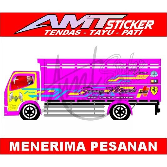 [Terlaris] Stiker Bak Samping Truk Canter Stiker Pintu Samping Truk Stiker Truk Stiker Variasi Truk