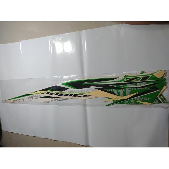 Terlaris Stiker Bodi & Lis Body & Striping Jupiter Z1 2013 Putih Hijau