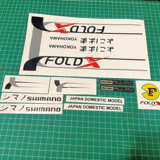 Terlaris Stiker Sepeda Fold X Yokohama