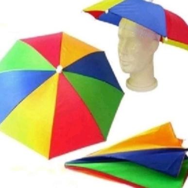 Payung Kepala Umbrella Head Topi Payung Mancing