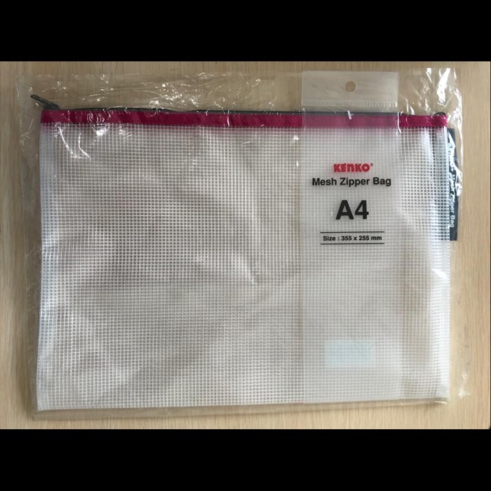 

TERBARU KENKO MESH ZIPPER BAG A4 BISA GOSEND!