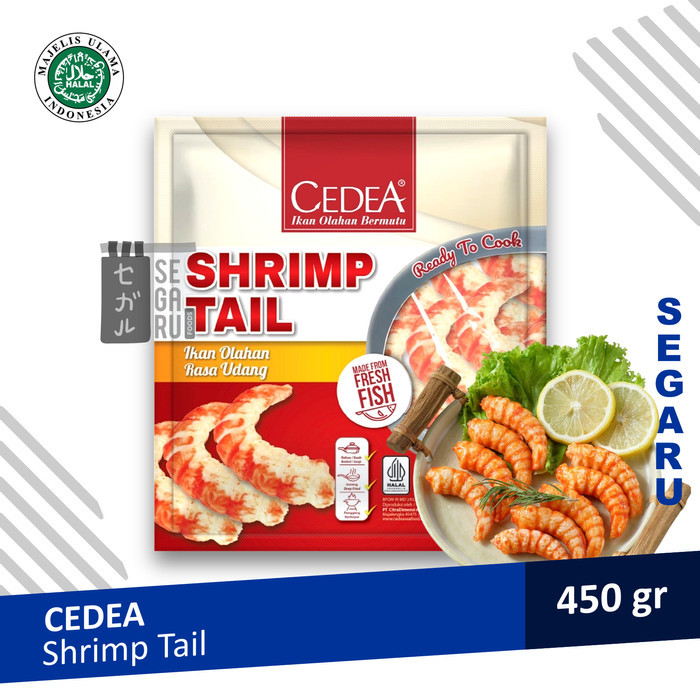 

Cedea Shrimp Tail Ikan Olahan Rasa Udang 450 Gram