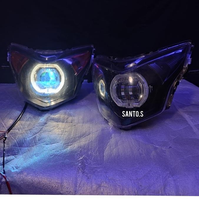 lampu MX new 135 reflektor plus lampu MX new biled