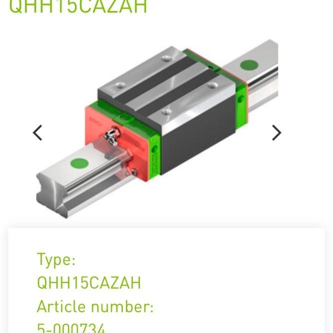 Hiwin Qhh15Ca Zah Linear Guide Block Hiwin