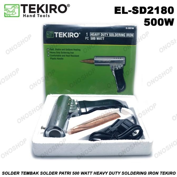 Miliki Solder Tembak Solder Patri 500 Watt Heavy Duty Soldering Iron Tekiro