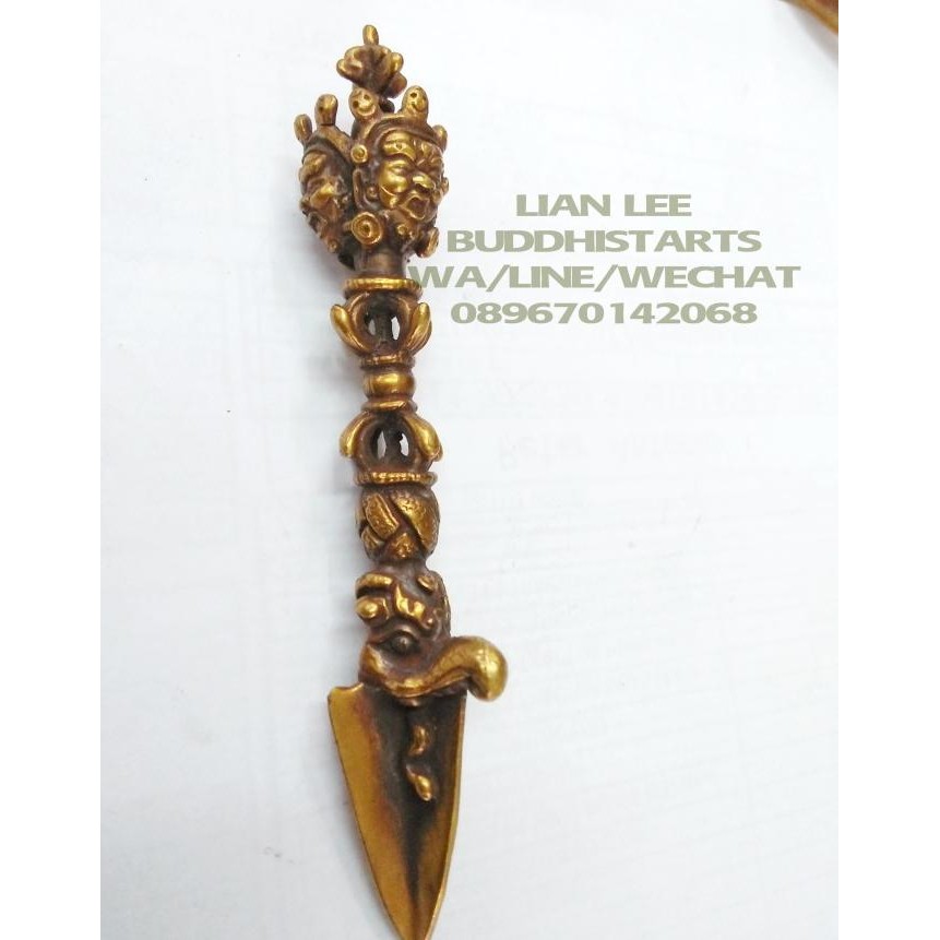 langsung order saja] Purpa Vajra Kalacakra seluncingkang Made In Nepal uk 10 cm 4 inch