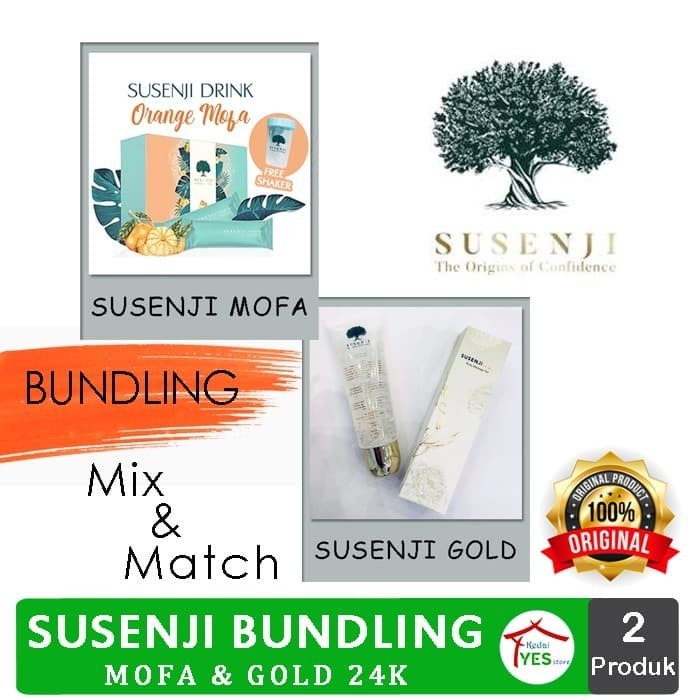Promo - Paket Hemat Susenji Drink Mofa Dan Susenji Gold / Pelangsing / Detox Termurah