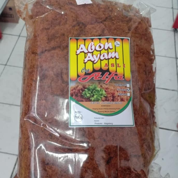 

Bisa Grab ! Abon ayam manis 1 kg preum serat floss breadtalk chicken