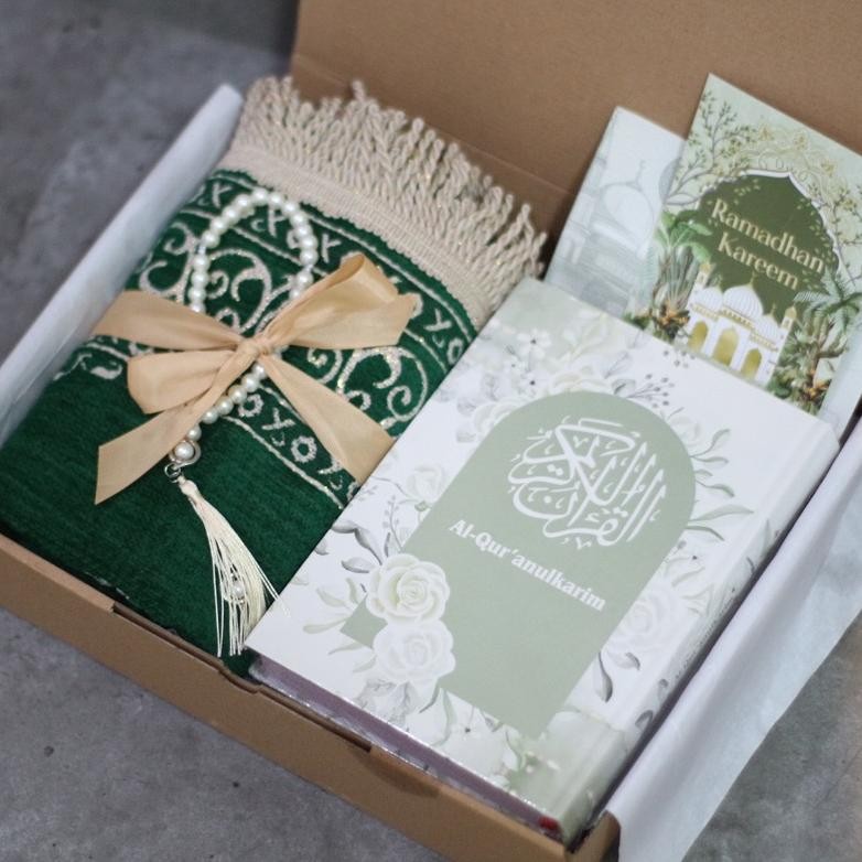 rim paket sajadah alquran hampers lebaran idul fitri seserahan alat sholat mahar pernikahan kado per