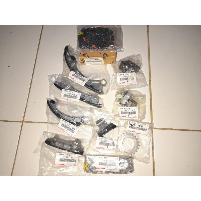 Rantai Timing Chain Set Toyota Hiace Premio 2800Cc 13 Item