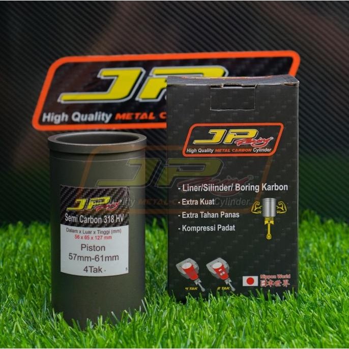 JP RACING Liner carbon utk piston 57-61 mm bahan semi carbon 318 hv