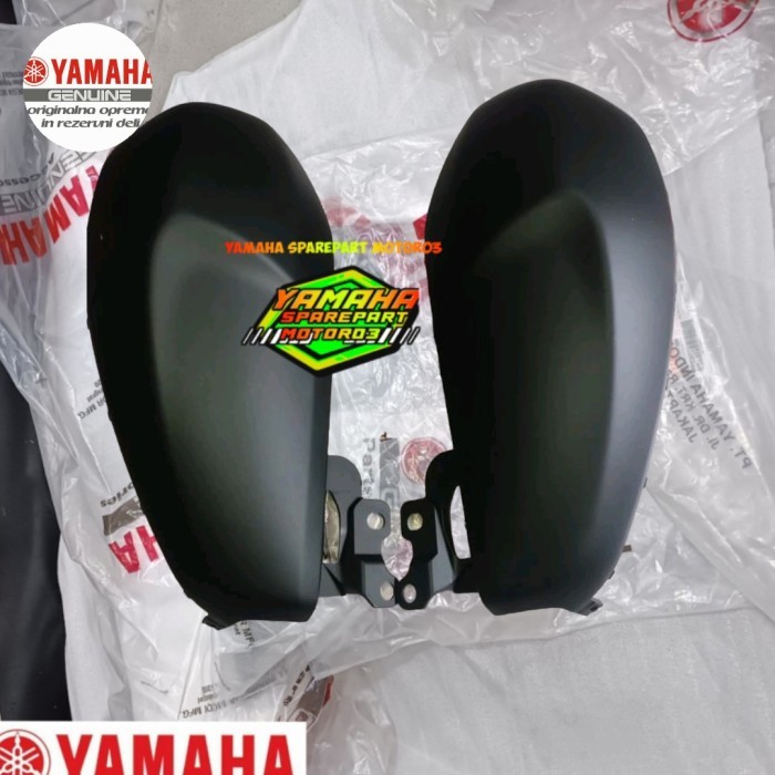 Cover tangki xsr 155 kanan kiri hitam doff orginal