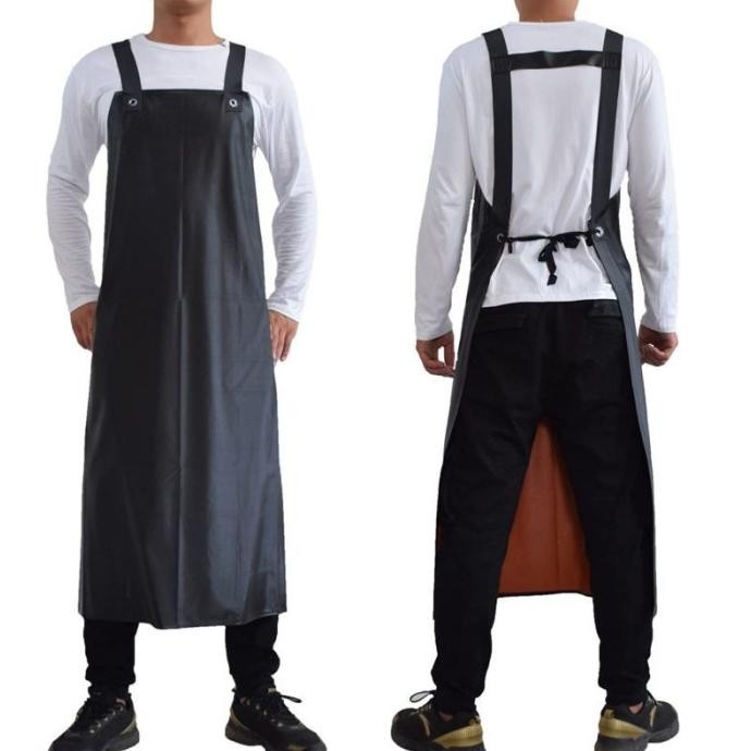 TERSEDIA CELEMEK ANTI AIR CELEMEK WATERPROOF CELEMEK PANJANG ANTI AIR CELEMEK PVC SPONGE LEATHER WAT