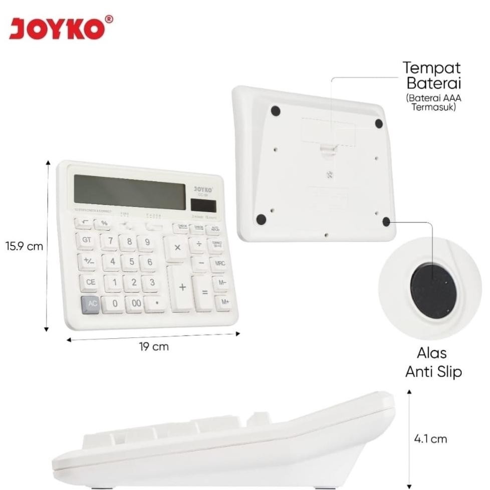 

Kalkulator Che & Correct Joyko Cc-59 - Calculator Desktop Cc59 Jumbo 12 Digit