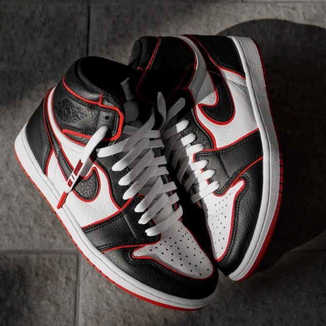 LAST DANCE LACES ( JORDAN / 23 ) AWAY WHITE (PLASTIC TIP) TALI SEPATU