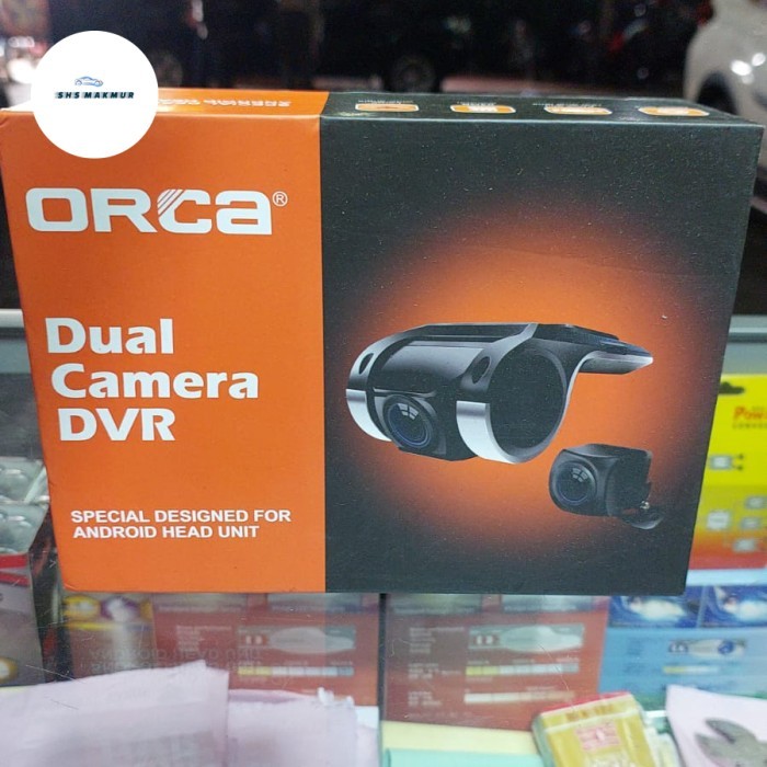 Kamera ORCA DVR DW-668, kamera parkir depan belakang, cctv mobil