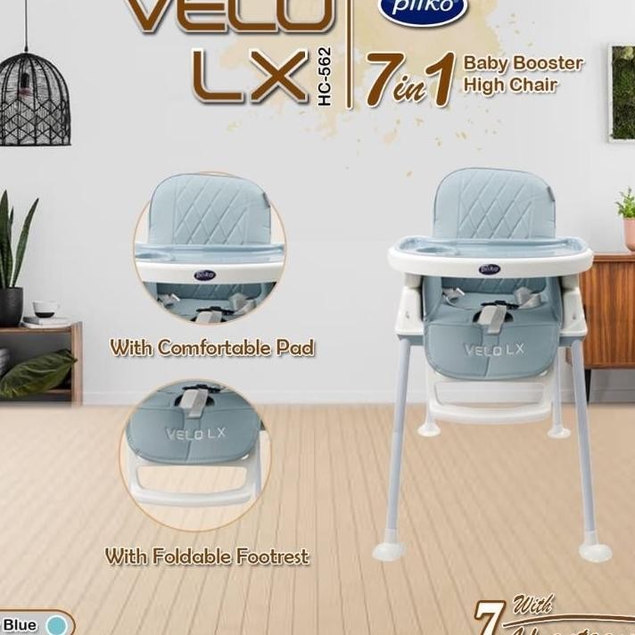 Pliko Velo Lx / Velo Dx / Velo Cx High Chair Kursi Makan Bayi