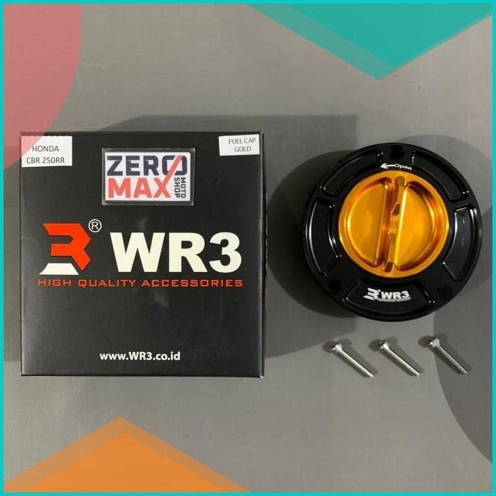 Fuel Cap Tutup Tangki WR3 CBR 250RR CBR 250 RR CBR250RR Gold Emas 11OK