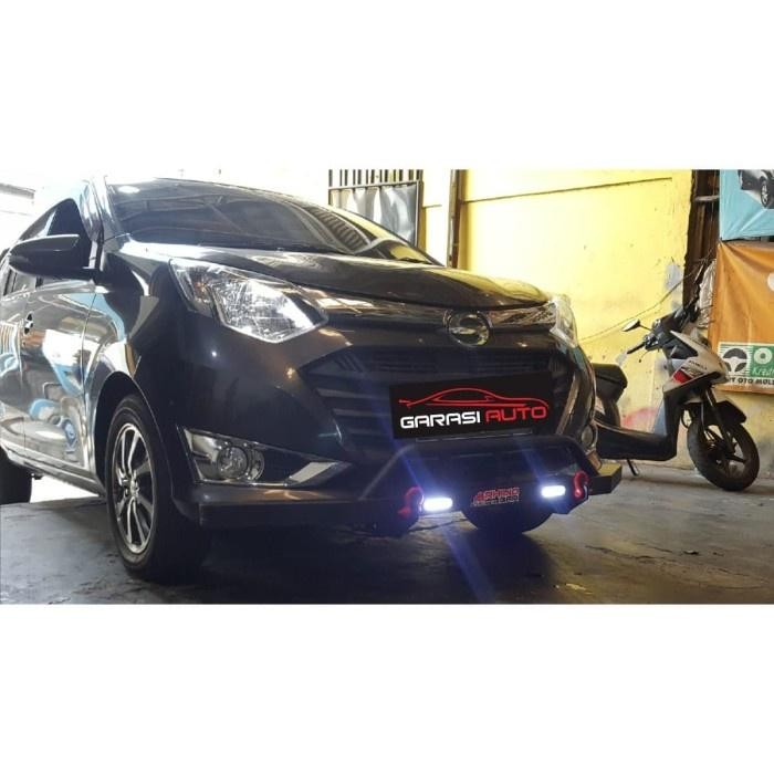 Tanduk Depan Calya Sigra Bumper Guard Towing Bar Rhino Besi Drl Lampu Terlariss 