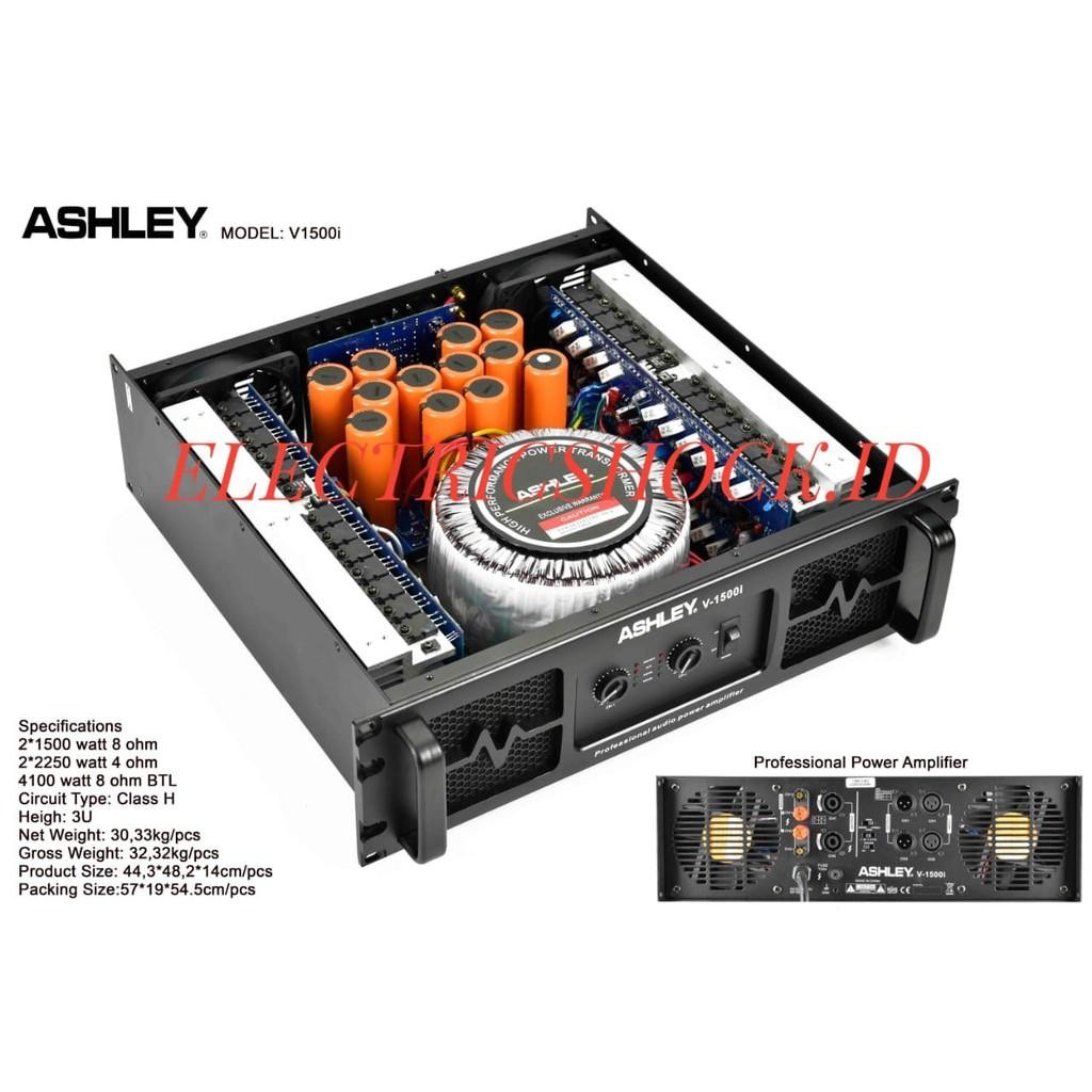 Power Amplifier Ashley V 1500I / V1500I Original Class H