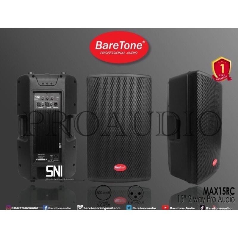 Speaker Aktif Baretone 15 Inch Max 15 Rc / Max 15 Rc 500 Watt Original