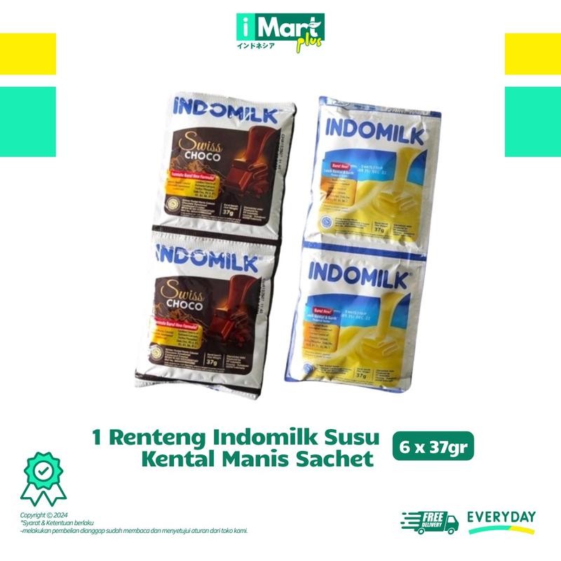 

Indomilk Krimer Kental Manis Sachet 37 gram - Gula Murni, Vitamin, Sukrosa, Lemak Nabati, Fosfor, Kalsium, Zink, D3 - Berat 545gr - Kue, Kaleng, Food Makanan Minuman Kuah Maryam French Rolled Kacang Selai Etawa Sehat kental Susu Baking Bahan