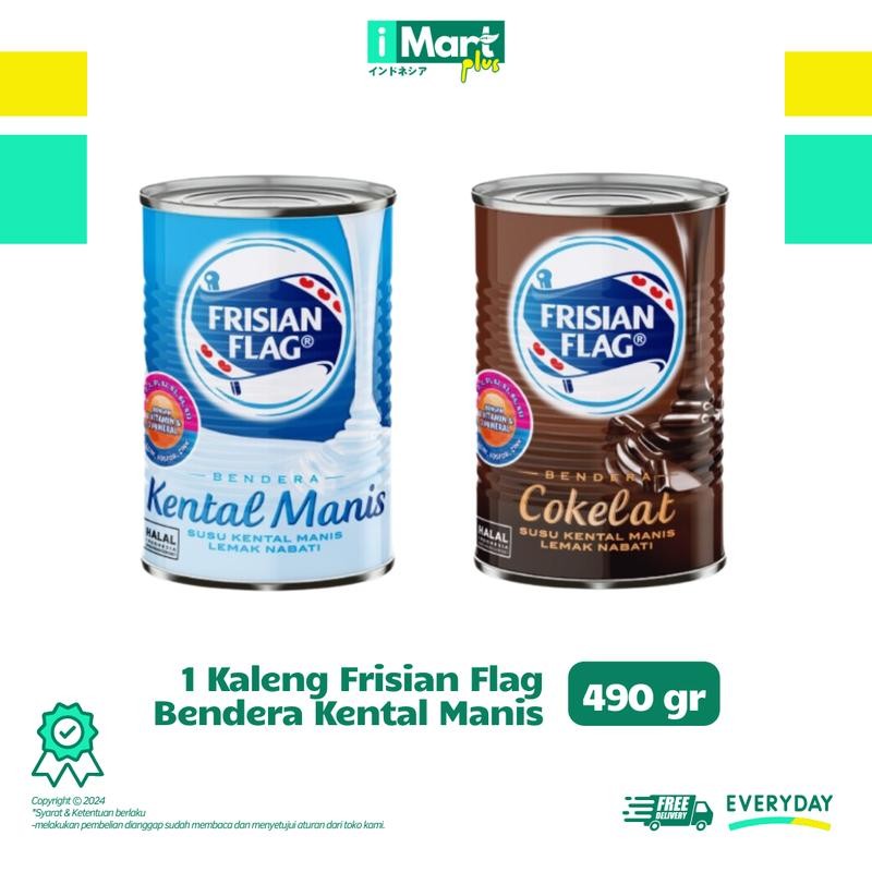 

Susu Kental Manis Frisian Flag Bendera Kaleng 490gr - Roti, Minuman tiga sapi kental Cokelat Baking Food Milk Salad Etawa Kentang Selai Kristal Jamu