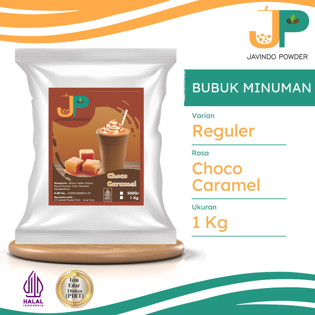 

JAVINDO Bubuk Minuman Reguler Rasa Choco Caramel / Cokelat Karamel 1 Kg Javindo Powder