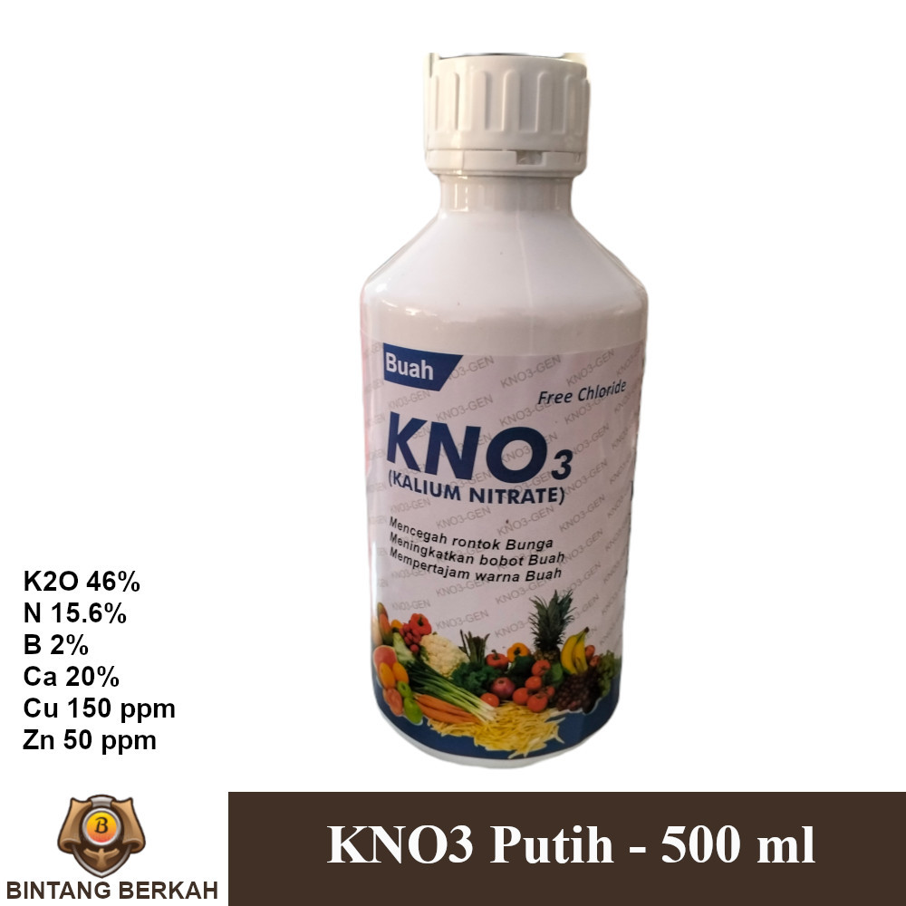 Pupuk KNO3 Generatif KNO3 Putih 500 ml Bebas Chlor