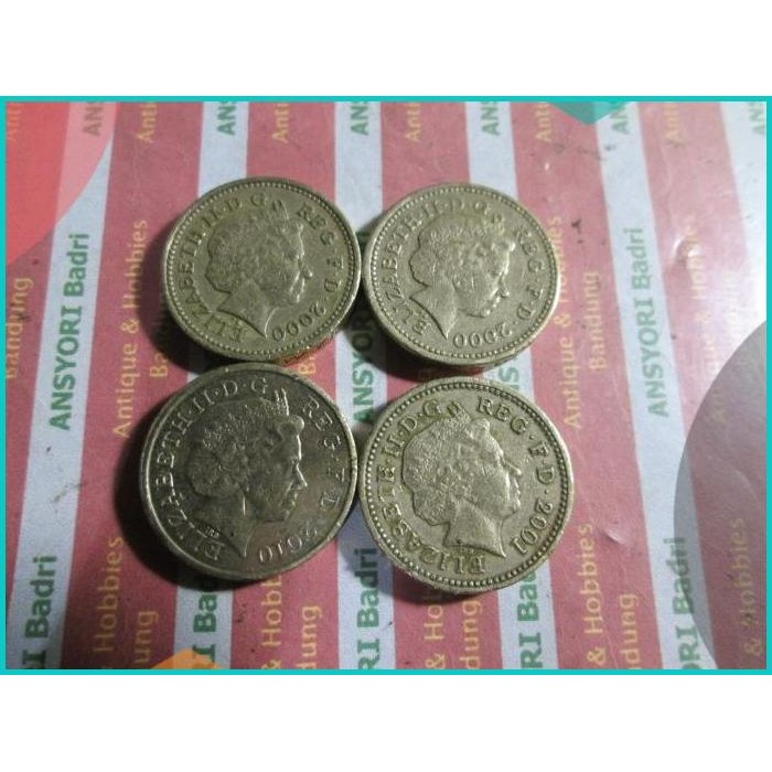 koin inggris 1 pound iklan m056 11OKTZ4 onderdil