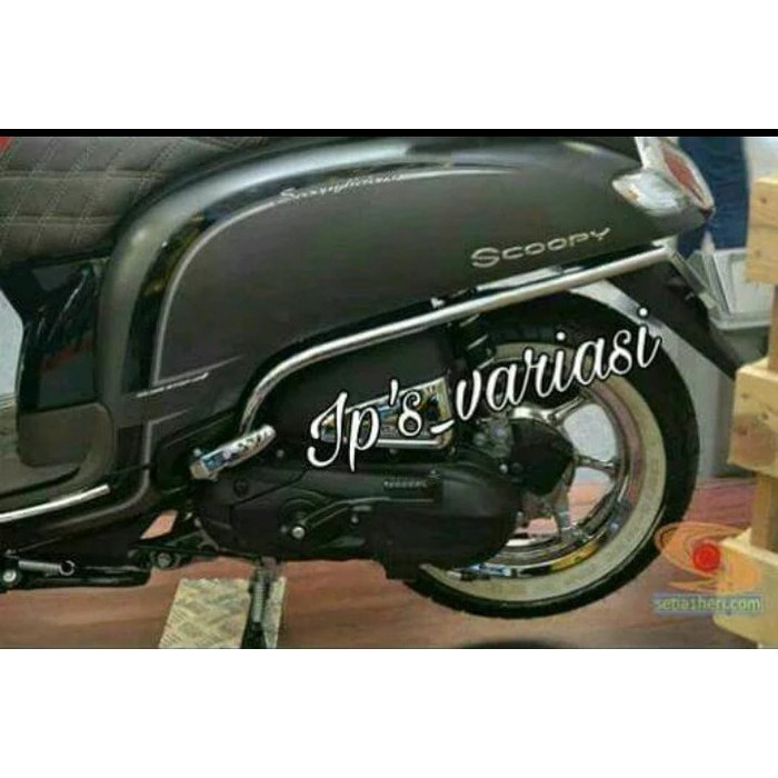Aksesoris Scoopy Lis Body Samping Scoopy Crashbar Scoopy 2017-2018