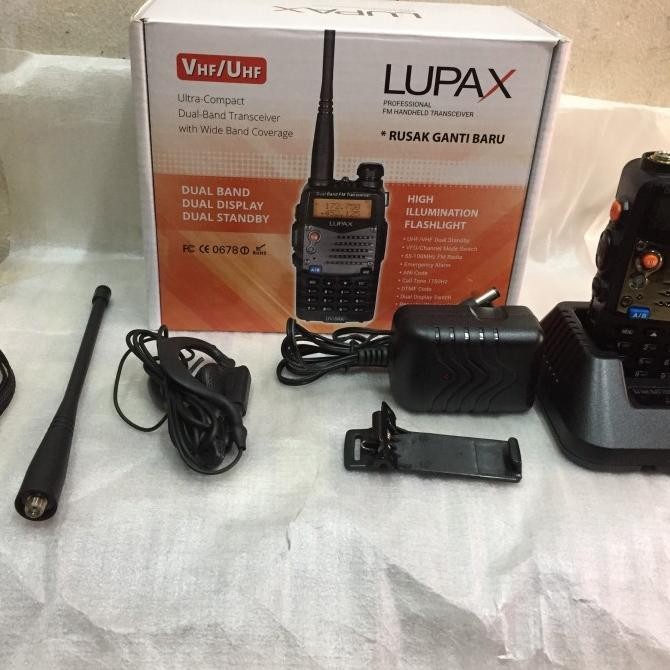 HT LUPAX UV5RA dual band transceiver with wide band coverage