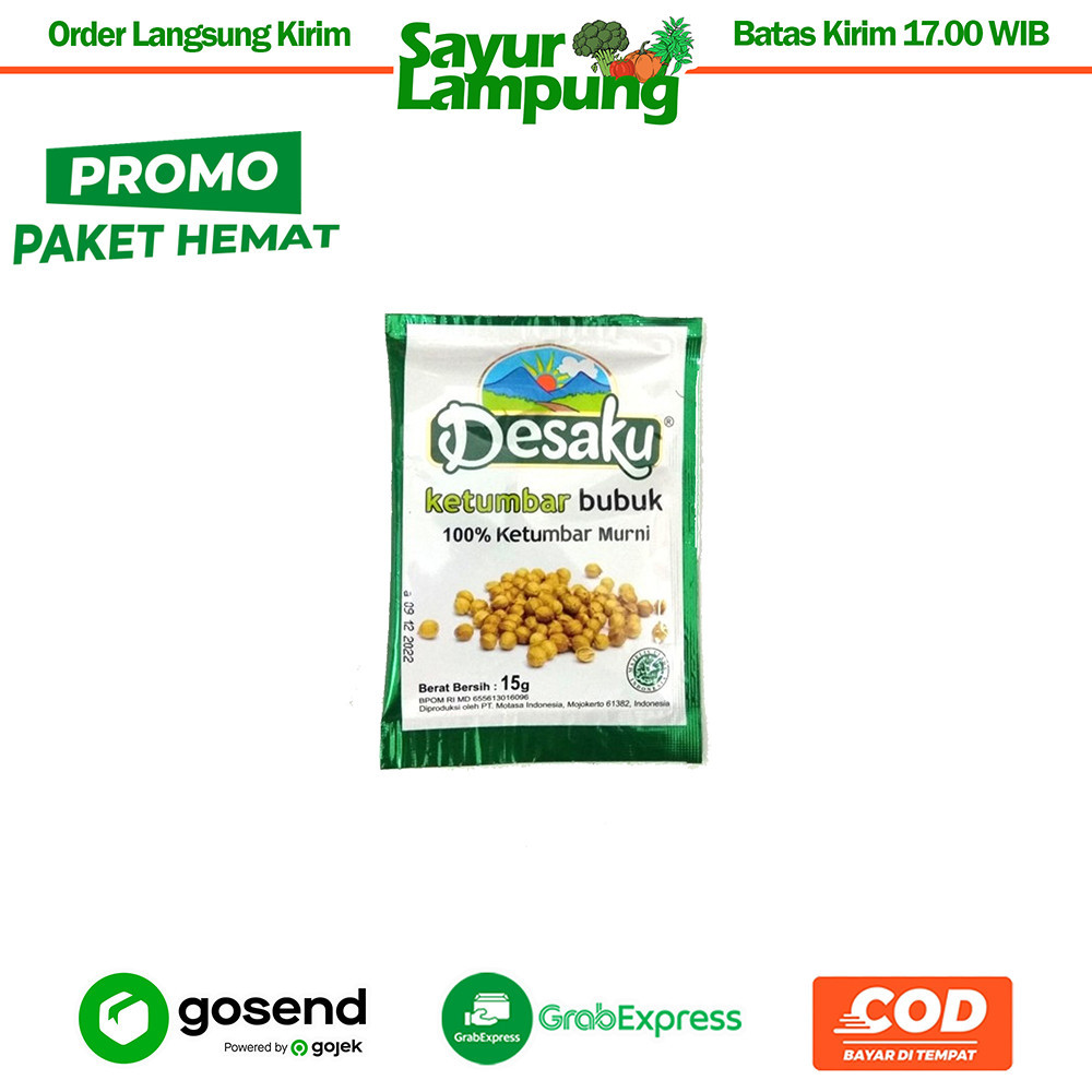 

PaHe Desaku Ketumbar Bubuk (1 Pcs) - Sayur Lampung