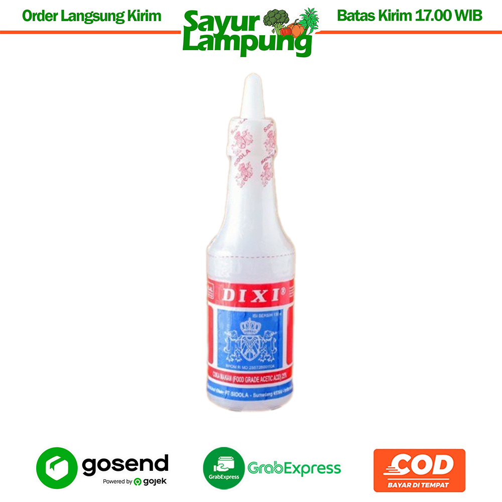 

Cuka Makan Dixi 100 Ml - Sayur Lampung