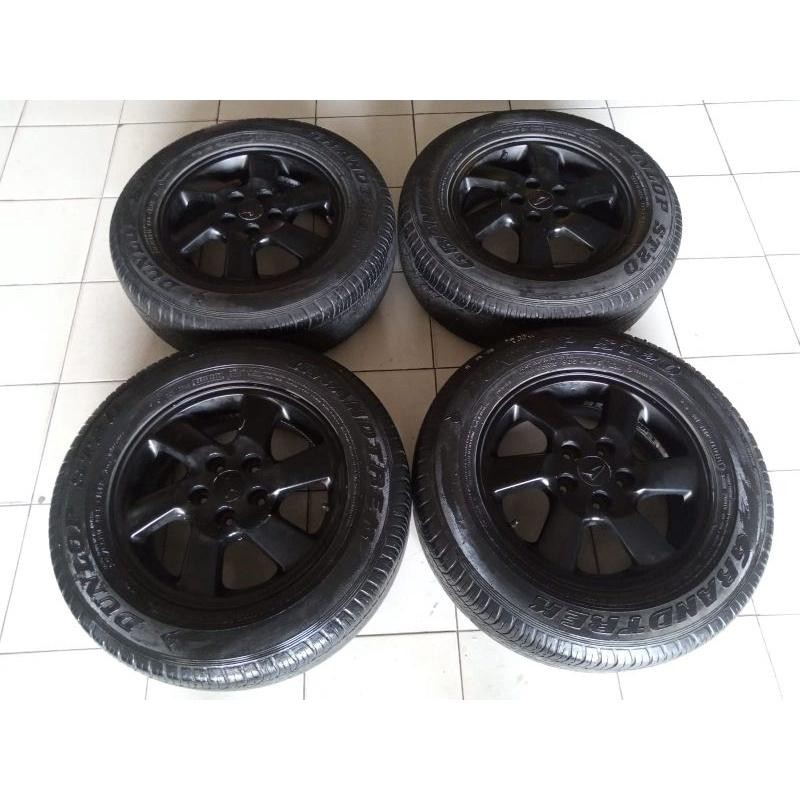 Velg Copotan Mobil Terios Ring 16 Pcd 5X114 Lebar 6 Et 50 Ban Dunlop 215 65 R16 Terios Rush Terios C