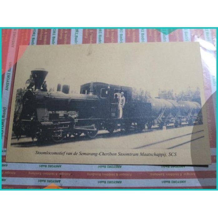 

kartu pos jaman belanda locomotief semarang cheribon iklan m081 11OKTZ