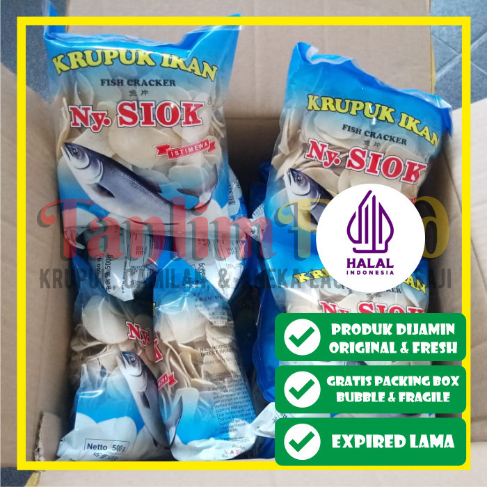 

Ny. Siok - Krupuk Kerupuk Ikan / Fish Cracker 500gr