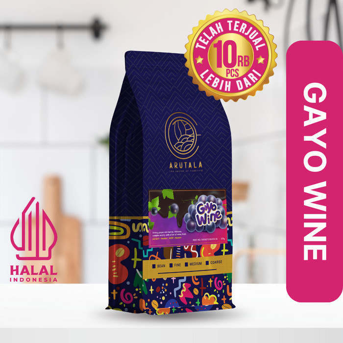 

ARUTALA Kopi Arabika Gayo Wine 200 gram