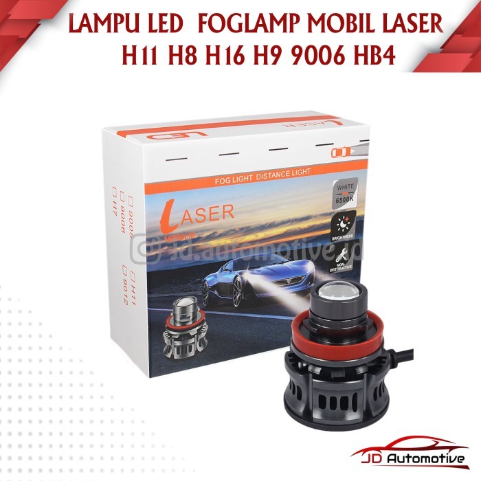 LAMPU LED LASER FOGLAMP MOBIL H11 H8 H16 H9 9006 HB4