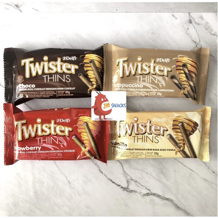 

[GROSIR!!] Twister Thins 20gr 1 DUS isi 120pcs - coklat grosir nikmat