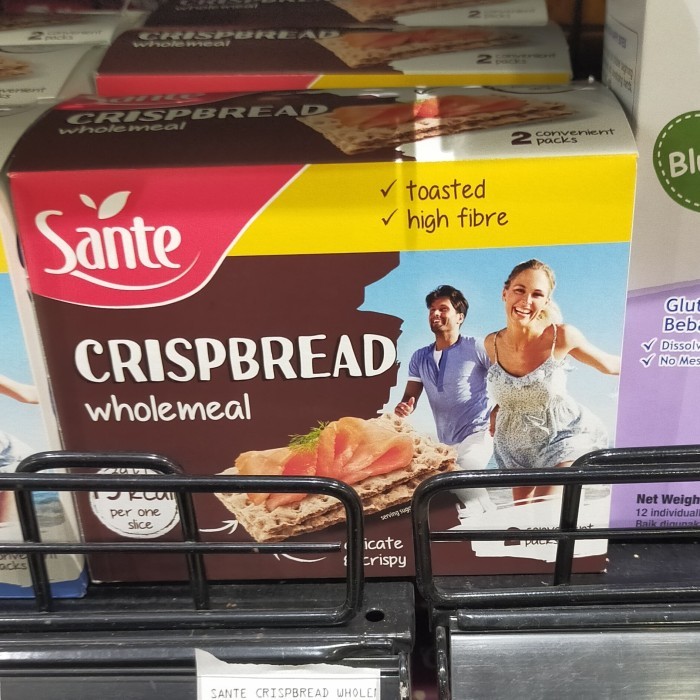 

sante crispbread wholemeal 150gr isi 2pack Biscuit biskuit gandum